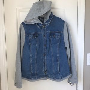 North Style Fleece & Denim  Jacket